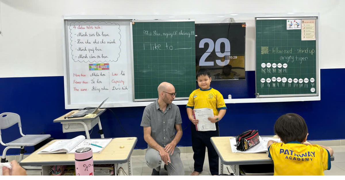 Phương pháp dạy học tích cực môn tiếng Anh tiểu học tại Pathway Academy