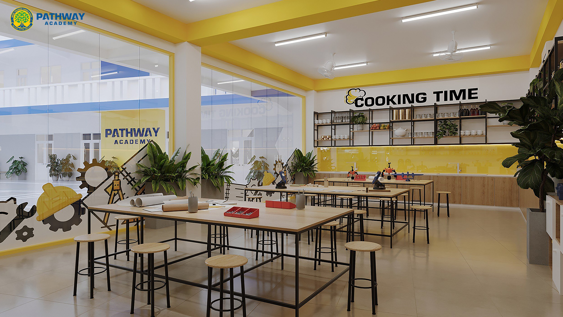 Trường Pathway Academy được đầu tư cơ sở vật chất đầy đủ và hiện đại