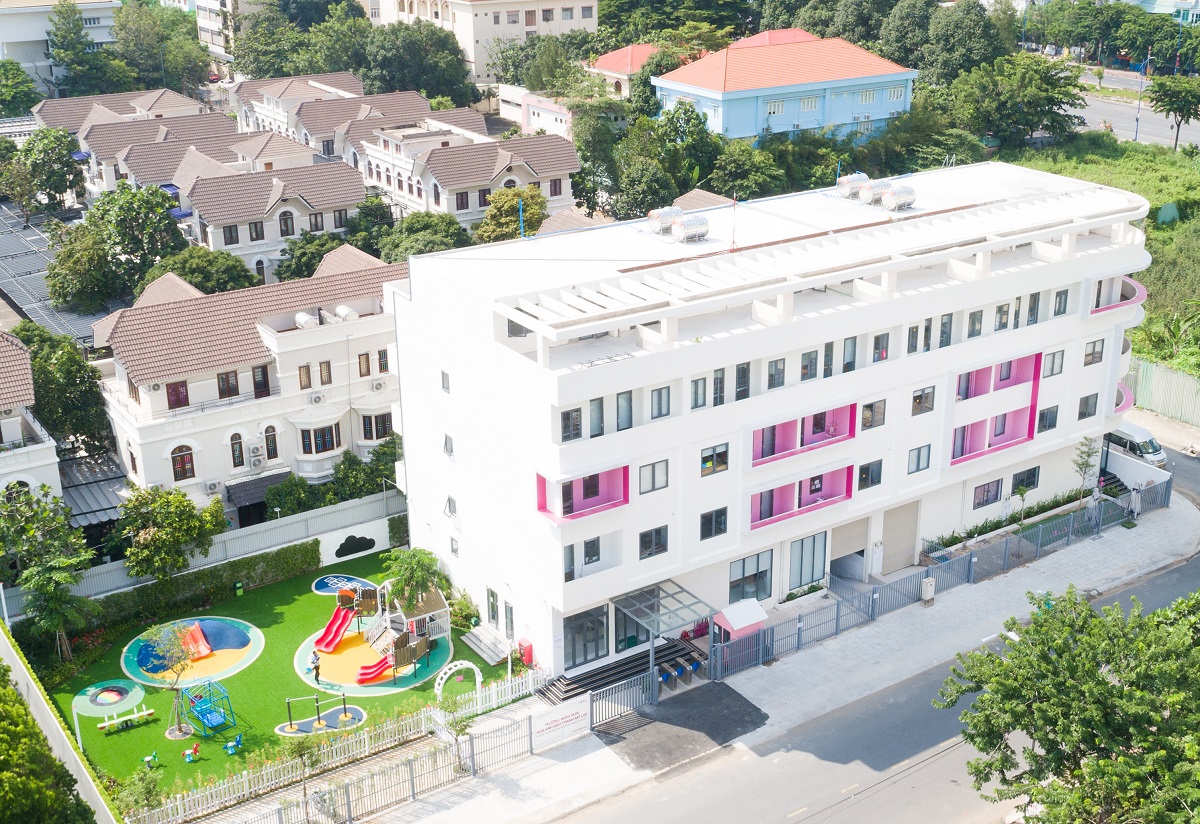 Ghi danh trong top trường mầm non tư thục tốt nhất TPHCM là ngôi trường mầm non Sakura Montessori