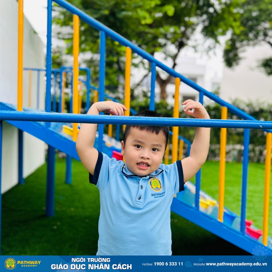 Rèn luyện thể chất cho trẻ mầm non tại Pathway Academy