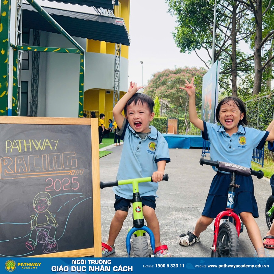 Rèn luyện thể chất cho trẻ mầm non tại Pathway Academy