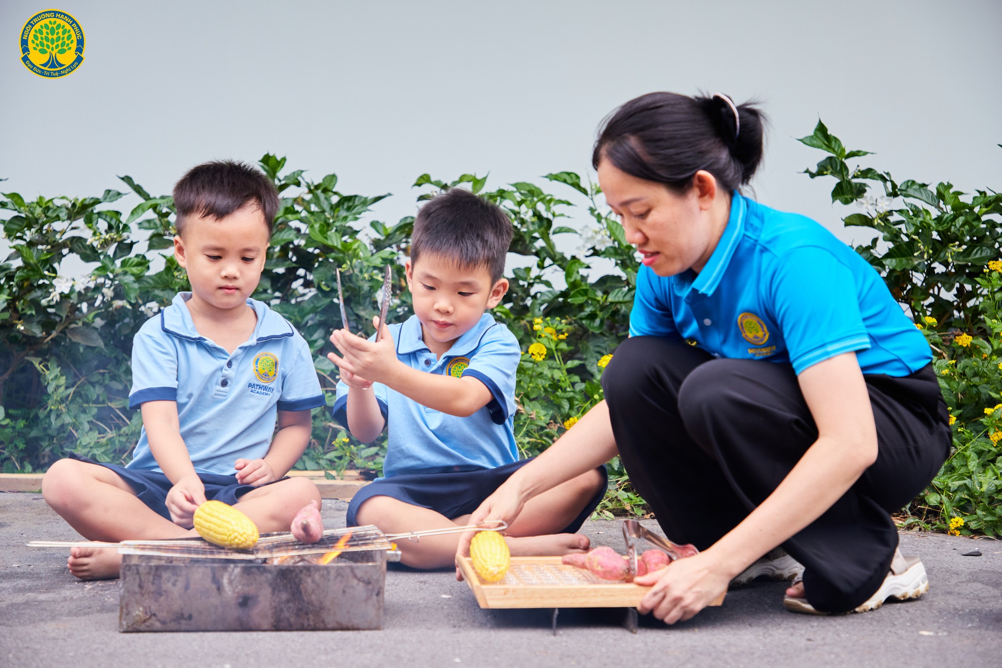 Học sinh mầm non Pathway Academy tham gia lớp học mở